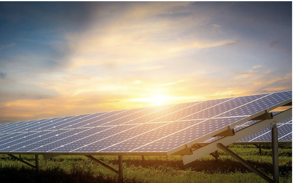 Solar Panels displaying the solar energy trade in the AI boom.